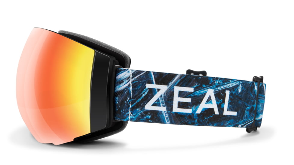 Zeal Optics Portal Goggles, Polarized Phoenix Mirror/Sky Blue Mirror Lens, Arctic Frame, Medium, 11919