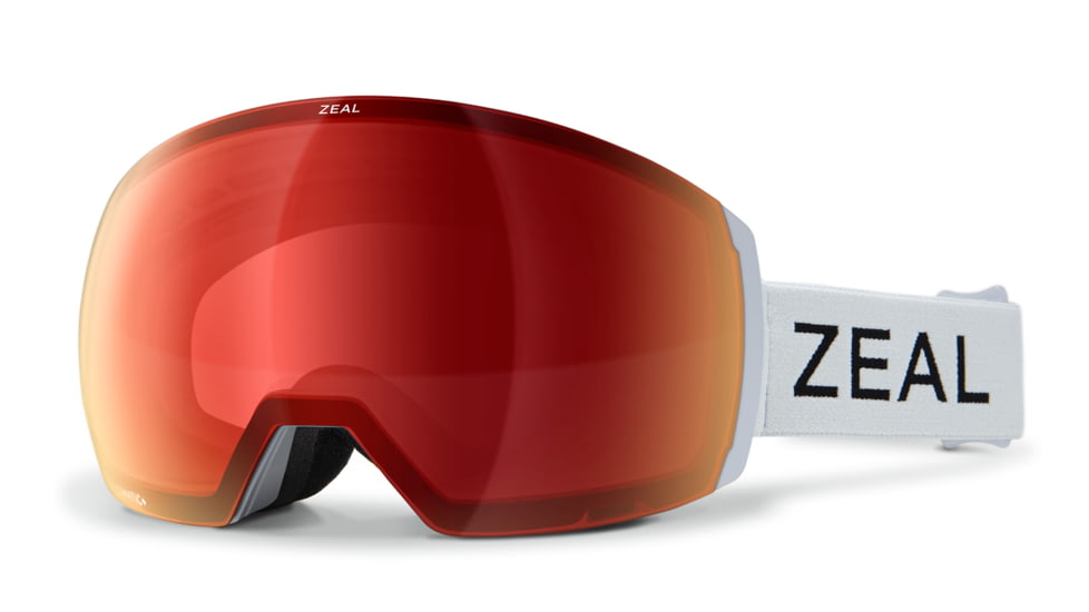Zeal Optics Portal XL Goggles, Automatic Rose-Based Polarized Lens, Fog Frame, Large, 11903