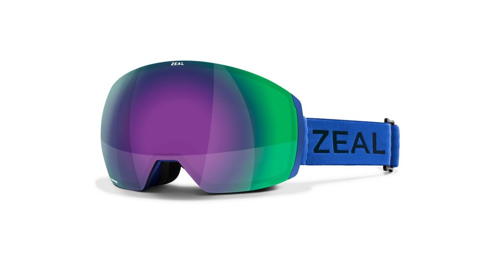 Zeal Optics Portal XL Goggles, Cobalt Frame, Jade Mirror w/ Sky Blue Mirror Lens, 11626