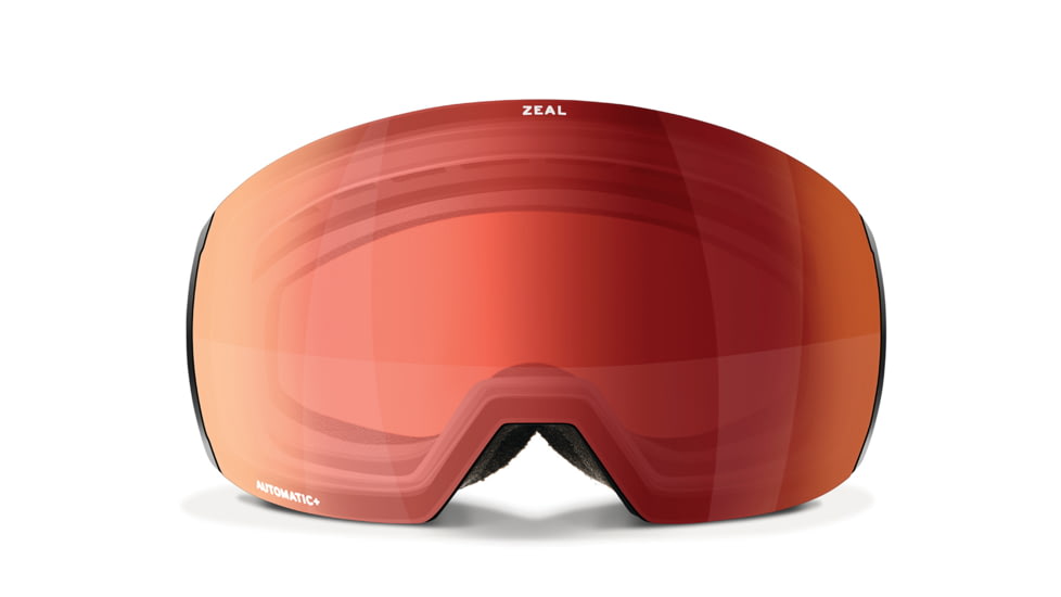 Zeal Optics Portal XL Goggles, Dark Night Frame, Automatic Rose-Base Polarized w/ Sky Blue Mirror Lens, Large, 11613