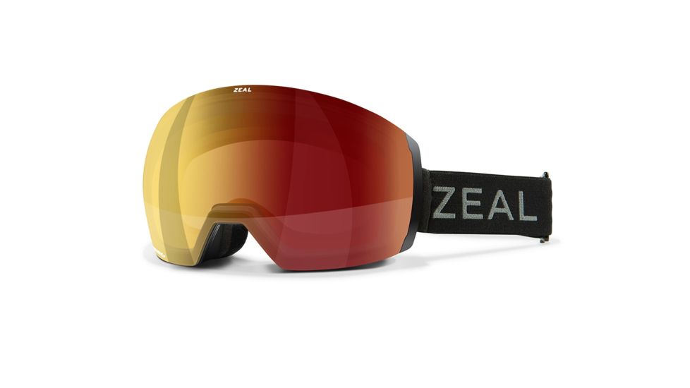 Zeal Optics Portal XL Goggles, Dark Night Frame, Automatic+ YB w/ Sky Blue Mirror Lens, 11612