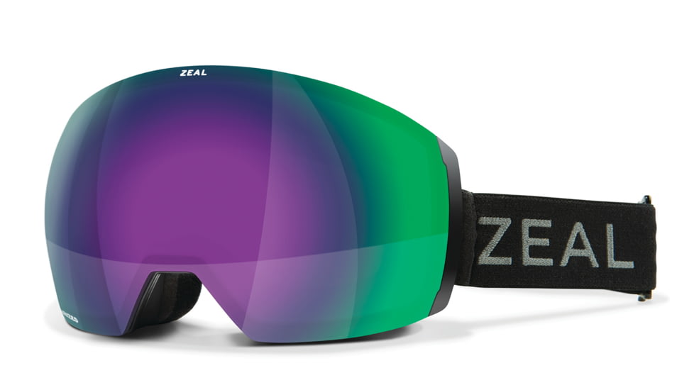 Zeal Optics Portal XL Goggles, Dark Night Frame, Polarized Jade w/ Sky Blue Mirror Lens, Large, 11614