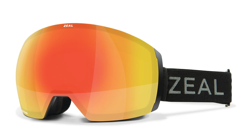 Zeal Optics Portal XL Goggles, Dark Night Frame, Polarized Phoenix w/ Sky Blue Mirror Lens, Large, 11615