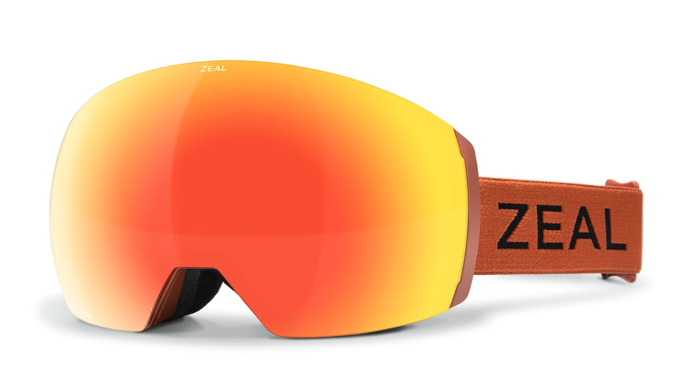 Zeal Optics Portal XL Goggles, Phoenix Mirror w/ Sky Blue Mirror Lens, Sandstone Frame, Large, 11910