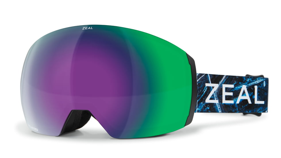 Zeal Optics Portal XL Goggles, Polarized Jade Lens, Arctic Frame, Large, 11907