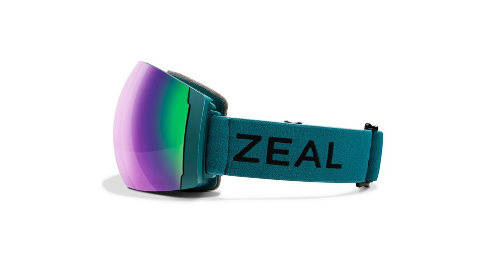 Zeal Optics Portal XL Goggles, Teal Frame, Polarized Jade w/ Sky Blue Mirror Lens, 11623
