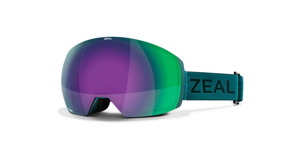 Zeal Optics Portal XL Goggles, Teal Frame, Polarized Jade w/ Sky Blue Mirror Lens, 11623