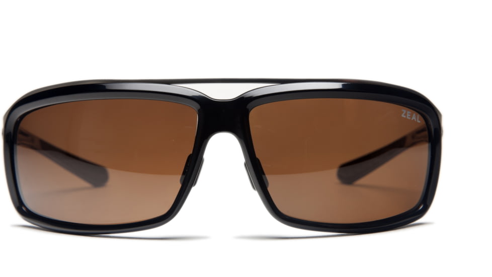 Zeal Optics Re-Entry Sunglasses, Black Gloss Frame and Polarized Copper Lens 10073