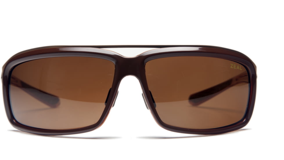 Zeal Optics Re-Entry Sunglasses, Chocolate Gloss Frame and Polarized Copper Lens 10074