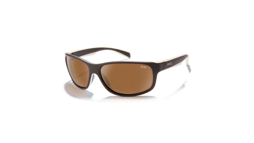 Zeal Optics Sable Polarized Sunglasses, Matte Brown Khaki 11437