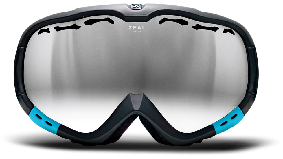 Zeal Optics Sigma Ski Goggles, Cipher Turquoise Frame and Metal Mirror Optimum Lens 10258