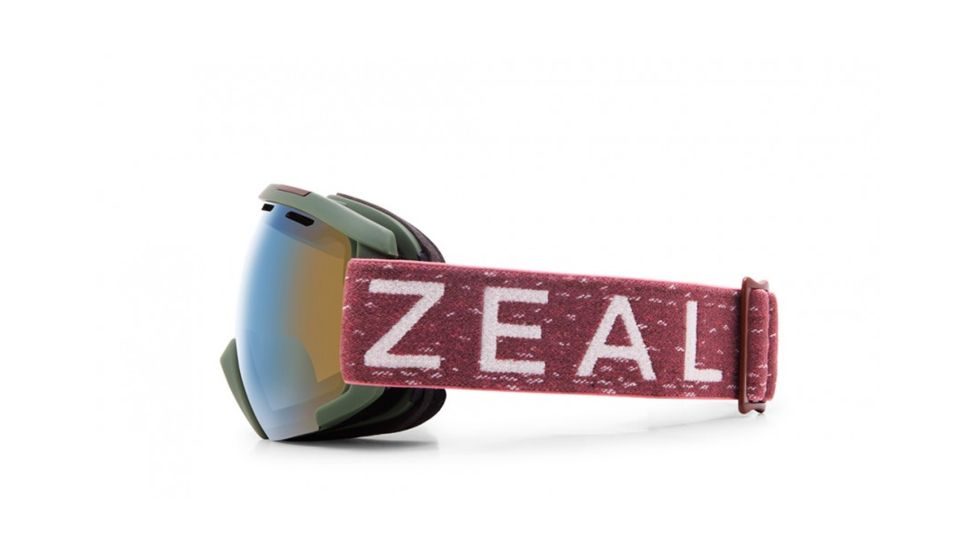 Zeal Optics Slate Goggles,Dispatch Green Frame,Bluebird HT Polarized Lens 10789