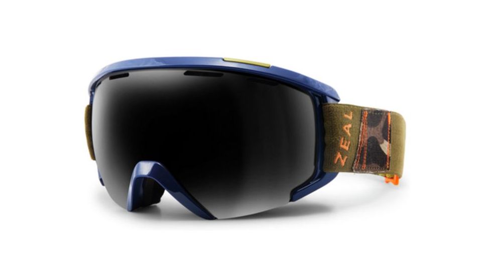 Zeal Optics Slate Goggles, Meridian Blue Frame, Dark Grey Polarized Lens, Polarized, 11133