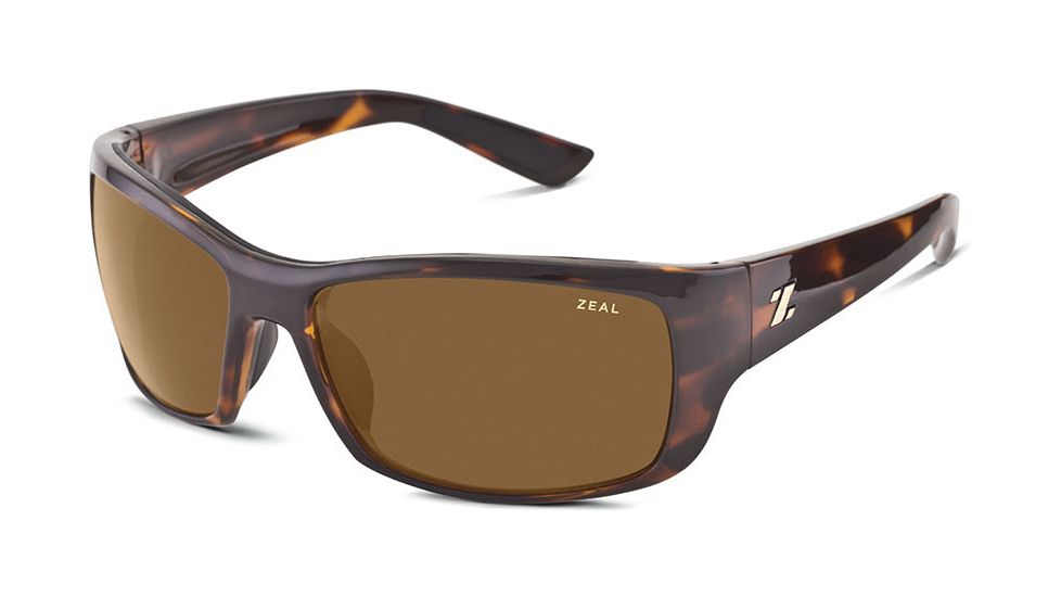 Zeal Optics Tracker Sunglasses - Barreled Bourbon Frame,Polarized Copper Lens 10960