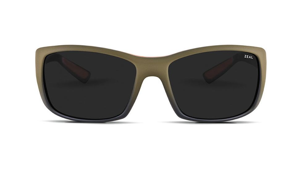 Zeal Optics Tracker Sunglasses - Hunter Green Frame,Polarized Dark Grey Lens 10961