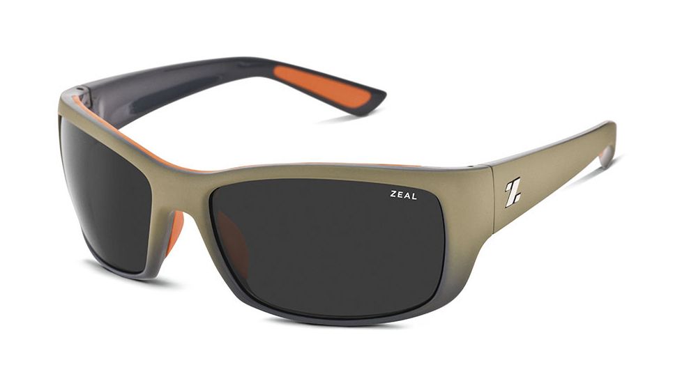 Zeal Optics Tracker Sunglasses - Hunter Green Frame,Polarized Dark Grey Lens 10961