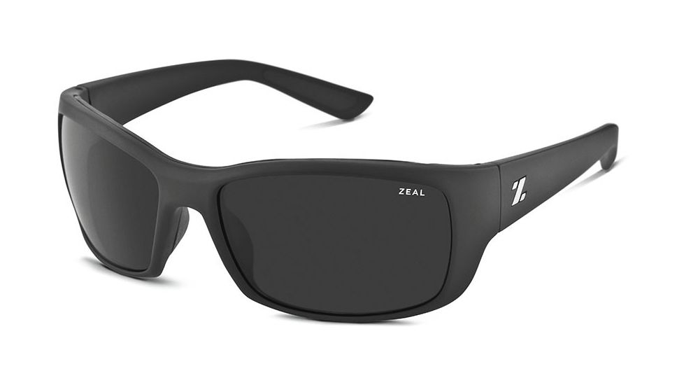 Zeal Optics Tracker Sunglasses - Tactical Black Frame,Polarized Dark Grey Lens 10959