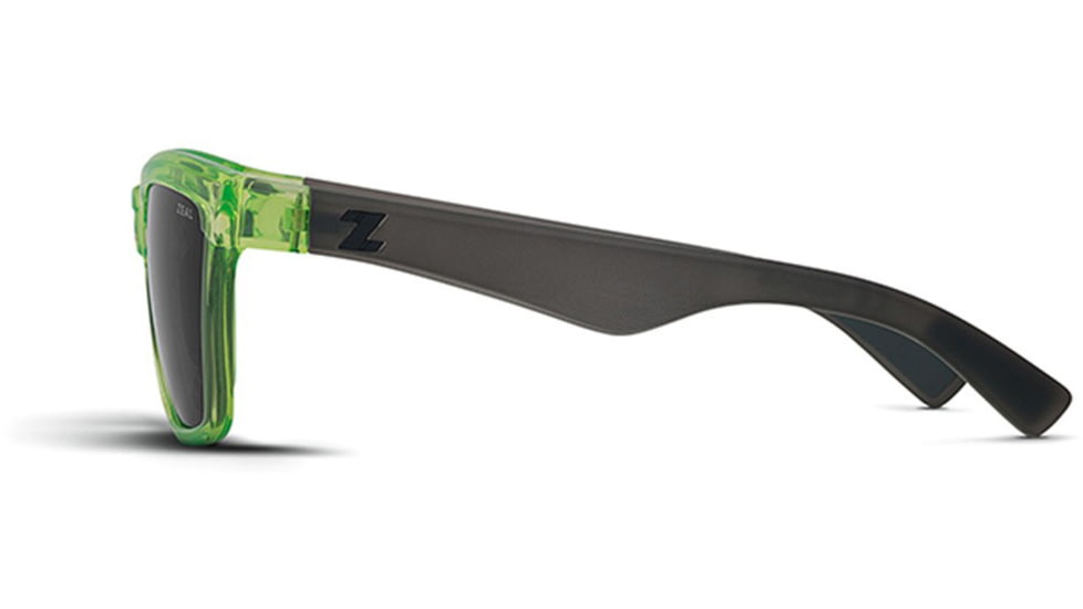 Zeal Optics Kennedy Sunglasses Atomic Green Frame, Dark Grey Lenses, Polarized 10653