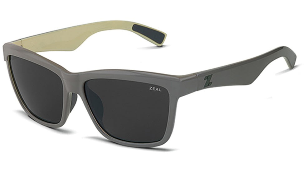Zeal Optics Kennedy Sunglasses English Grey Frame, Dark Grey Lenses, Polarized 10650