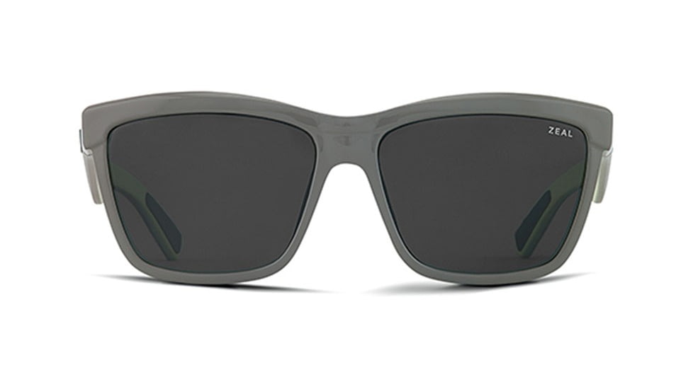 Zeal Optics Kennedy Sunglasses English Grey Frame, Dark Grey Lenses, Polarized 10650