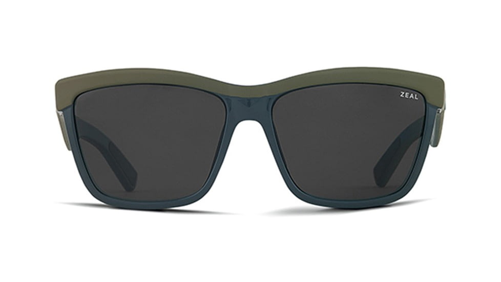 Zeal Optics Kennedy Sunglasses Matte Fatigue Frame, Dark Grey Lenses, Polarized 10649