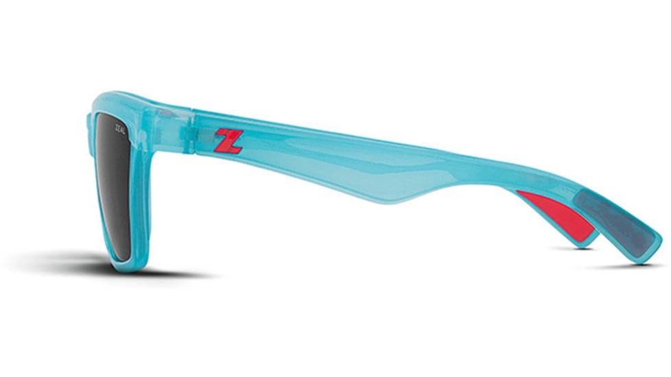 Zeal Optics Kennedy Sunglasses Reflection Blue Frame, Dark Grey Lenses, Polarized 10648