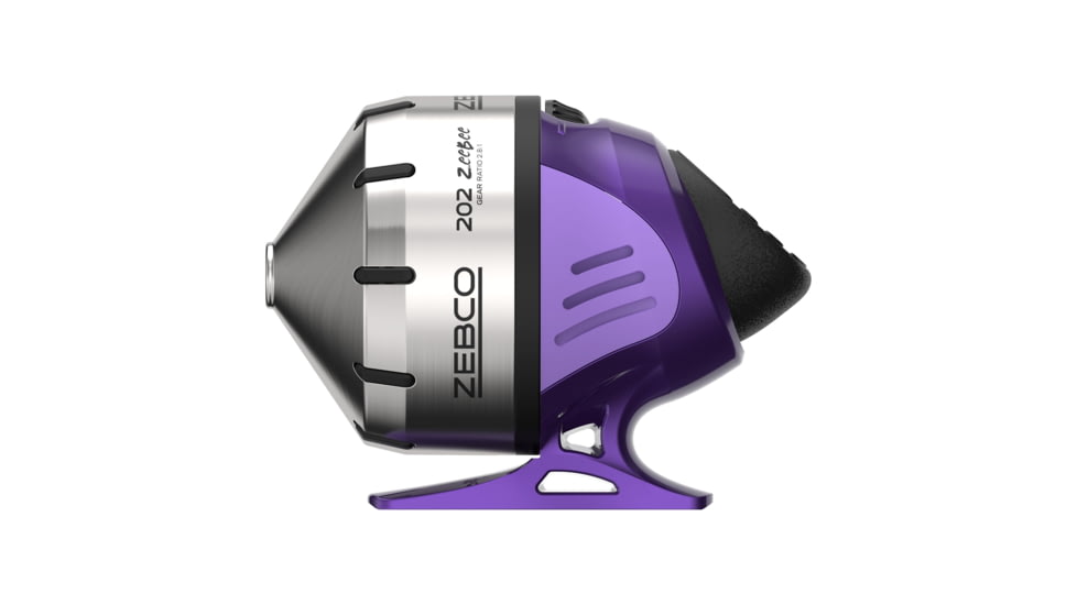 Zebco 202 ZeeBee Spincast Reel and Rod Combo, 5ft 6in Rod, Med-Light, Mod-Fast, SZ 30 Reel, RH Retrieve, 29-PC Eagle Claw Tackle Kit, Purple, 202ZB2EC562ML.FB4