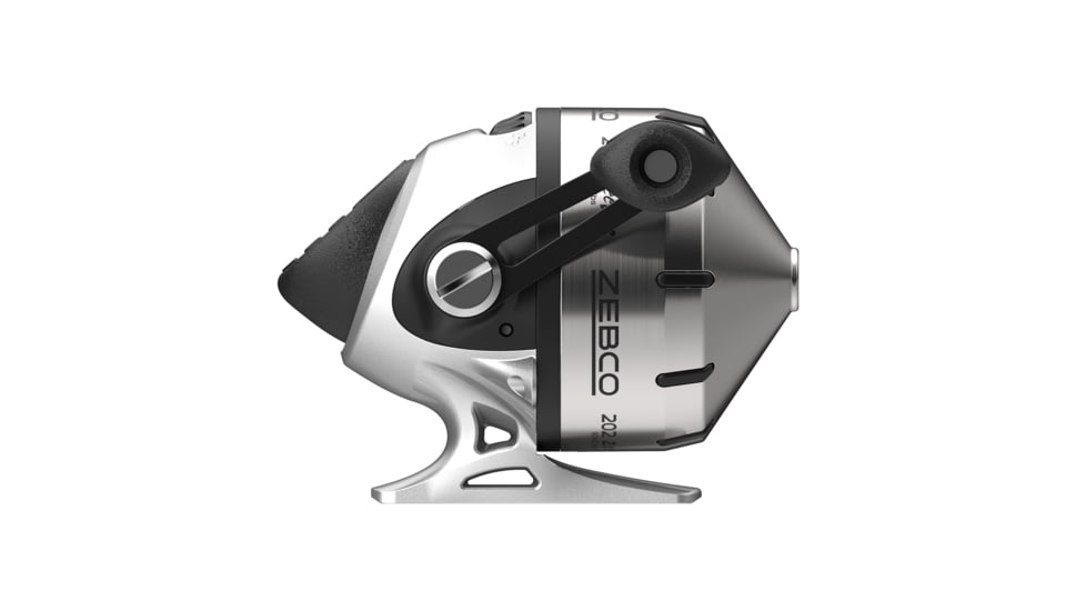 Zebco 202 ZeeBee Spincast Reel and Rod Combo, 5ft 6in Rod, Med-Light, Mod-Fast, SZ 30 Reel, RH Retrieve, 29-PC Eagle Claw Tackle Kit, Silver/Black, 202ZB1EC562ML.FB4