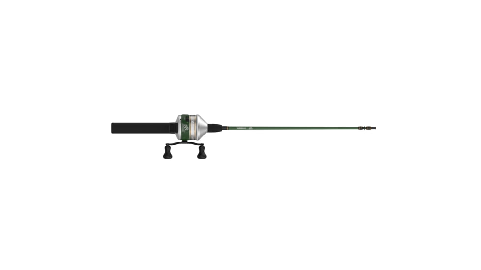 Zebco 33 Classic Spincast Reel and Rod Combo, 5ft 6in 2-PC Rod, Med-Light, Mod-Fast, SZ 30 Reel, 3.6-1 Ratio, Reversible Retrieve, Silver/Green, 33CL562ML.NS6