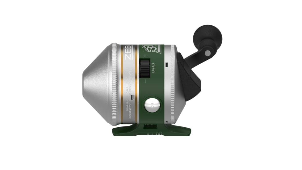 Zebco 33 Classic Spincast Reel and Rod Combo, 5ft 6in 2-PC Rod, Med-Light, Mod-Fast, SZ 30 Reel, 3.6-1 Ratio, Reversible Retrieve, Silver/Green, 33CL562ML.NS6