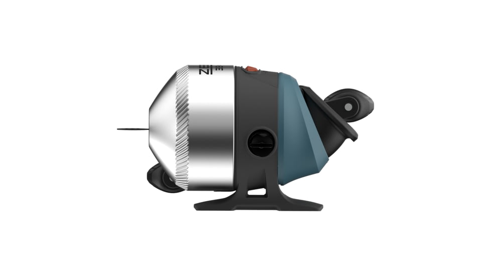 Zebco 33 Custom-Z Spincast Reel and Rod Combo, 6ft 6in 2-PC Telescopic Rod, Medium, Fast, SZ 30 Reel, 4.1-1 Ratio, 14-PC Strike King Tackle Kit, Silver/Blue, 33CZ1SK662M.FB4