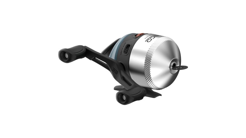 Zebco 33 Custom-Z Spincast Reel and Rod Combo, 6ft 6in 2-PC Telescopic Rod, Medium, Fast, SZ 30 Reel, 4.1-1 Ratio, 14-PC Strike King Tackle Kit, Silver/Blue, 33CZ1SK662M.FB4