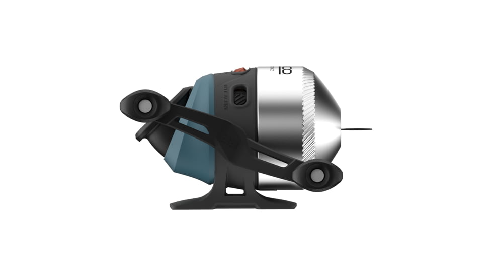 Zebco 33 Custom-Z Spincast Reel and Rod Combo, 6ft 6in 2-PC Telescopic Rod, Medium, Fast, SZ 30 Reel, 4.1-1 Ratio, 14-PC Strike King Tackle Kit, Silver/Blue, 33CZ1SK662M.FB4