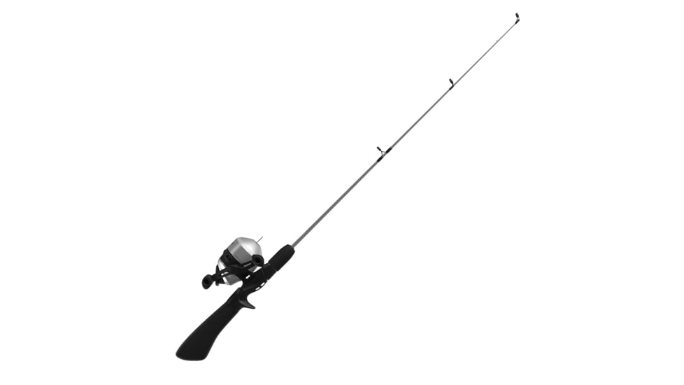 Zebco 33 Dock Spincast Reel and Rod Combo, 42in 1-PC Z-Glass Rod w/ EVA Handle, QuickSet Anti-Reverse Reel w/ Bite Alert, Silver, 33DOCK421MLB.NS4