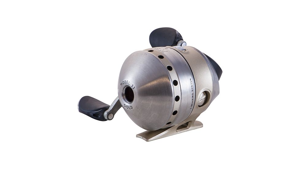 Zebco 33 Gold Spin Cast Fishing Reel, 10 lb Cajun Line, 33KGOLD 10C BX6