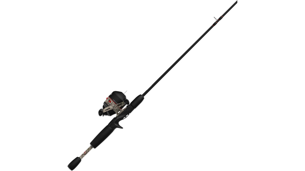 Zebco 33 Max Camo Spincast Combo, Metal Reel Bite Alert, w/ 2 Piece, Medium-Heavy Rod, 33MXCAMO662MHA.NS4
