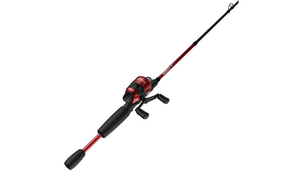 Zebco 33 Micro Custom Z Spincast Reel and Rod Combo, 5ft, 2-PC Fiberglass Rod, Ultra-Lt, Mod-Fast, SZ 10 Reel, 4.3-1 Ratio, 4lb Line, Red/Blue Assort, 33MCCZ502ULA.NS4