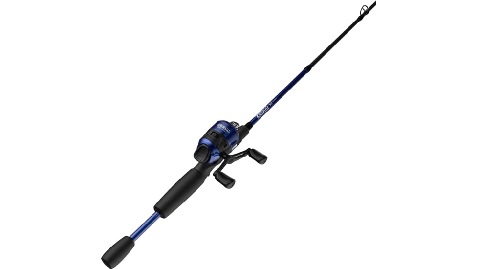 Zebco 33 Micro Custom Z Spincast Reel and Rod Combo, 5ft, 2-PC Fiberglass Rod, Ultra-Lt, Mod-Fast, SZ 10 Reel, 4.3-1 Ratio, 4lb Line, Red/Blue Assort, 33MCCZ502ULA.NS4