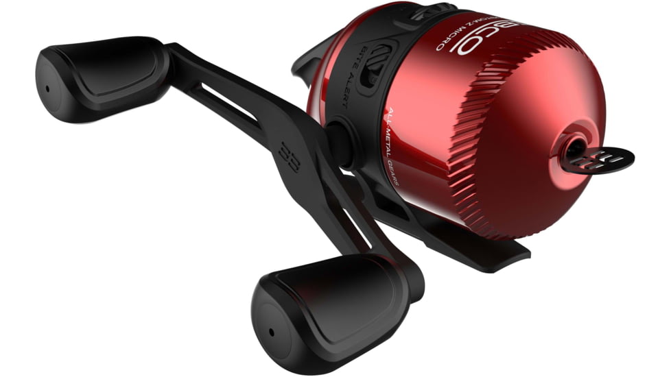 Zebco 33 Micro Custom Z Spincast Reel and Rod Combo, 5ft, 2-PC Fiberglass Rod, Ultra-Lt, Mod-Fast, SZ 10 Reel, 4.3-1 Ratio, 4lb Line, Red/Blue Assort, 33MCCZ502ULA.NS4