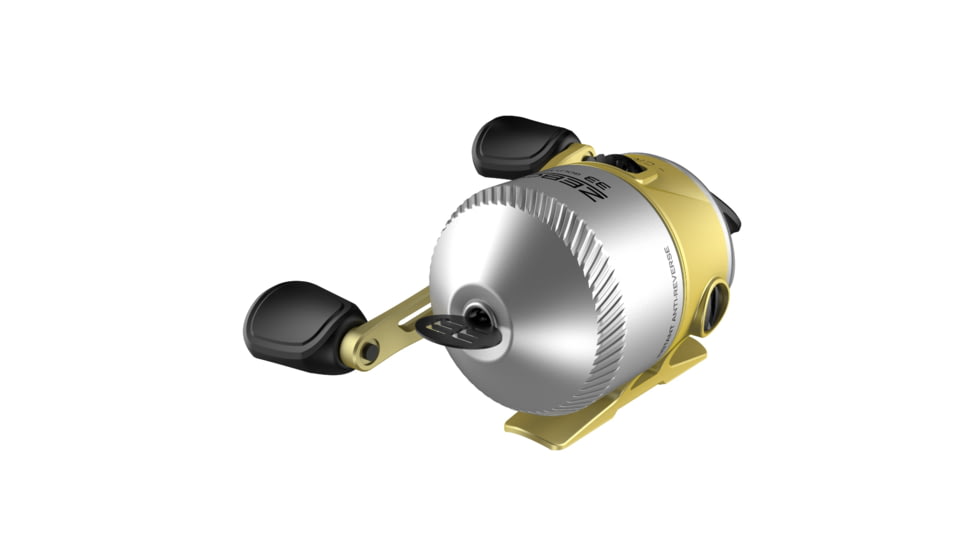 Zebco 33 Gold Micro Spincast Reel and Rod Combo, 5ft 2-PC Fiberglass Rod w/ Cork Handle, Instant Anti-Reverse Reel, Silver/Gold, 33MCG502ULA.NS4