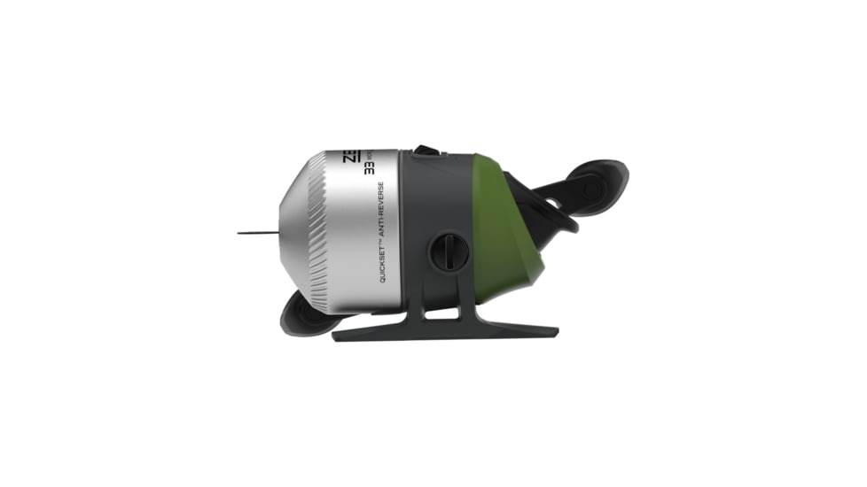 Zebco 33 Micro Adventure Spincast Reel and Rod Combo, 36in Telescopic Rod, Ultra-Light, Moderate, Solid Fiberglass Tip, Micro 33 Reel, Silver/Green, 33MCN3ULTEL.FB4