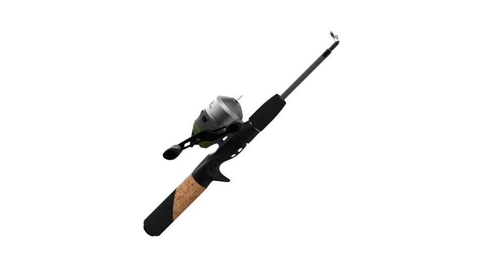 Zebco 33 Micro Adventure Spincast Reel and Rod Combo, 36in Telescopic Rod, Ultra-Light, Moderate, Solid Fiberglass Tip, Micro 33 Reel, Silver/Green, 33MCN3ULTEL.FB4