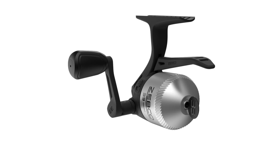 Zebco 33 Micro Triggerspin Spincast Reel and Telescopic Rod Combo, Extendable 19in to 5ft Telescopic Pole, QuickSet Anti-Reverse Reel w/ Bite Alert, Silver/Black, 33MTN505ULTEL.FB4
