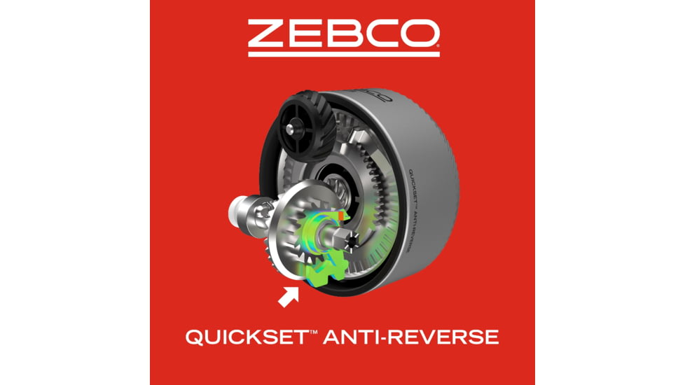 Zebco 33 Spincast Reel and Rod Combo, 5ft 6in 2-PC Fiberglass Rod, QuickSet Anti-Reverse Reel w/ Bite Alert, Including BONUS Reel, Silver, 3333N.BP4