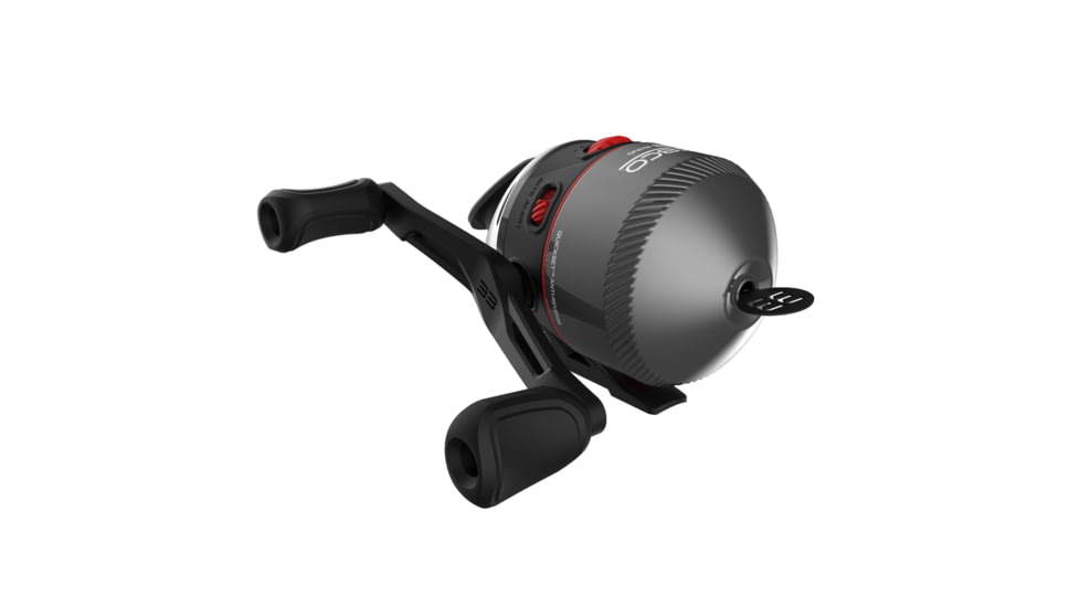 Zebco 33 Rhino Spincast Reel and Rod Combo, 6ft 2-PC E-Glass Rod w/ ComfortGrip Handle, QuickSet Anti-Reverse Reel w/ Bite Alert, Gray/Black, ZR33602MA.NS3