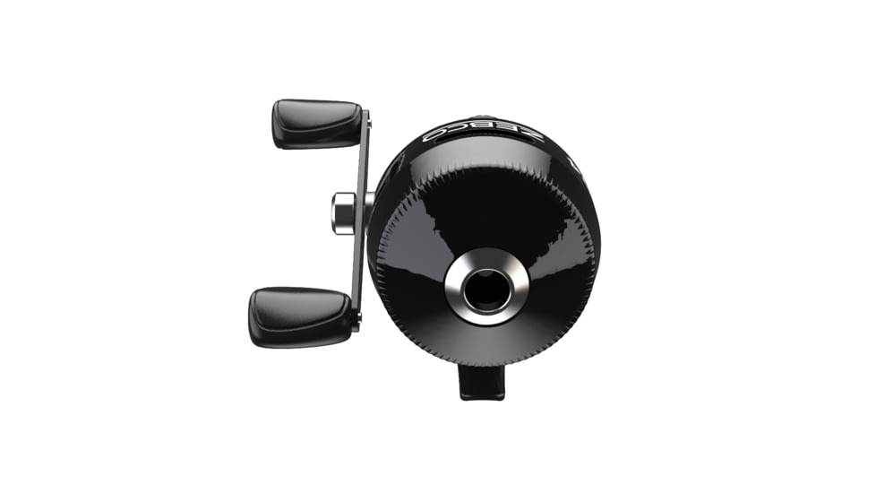 Zebco 404 Spincast Reel, SZ 40 Reel, RH Retrieve, Built-in Bite Alert, Durable All-Metal Gears, Stainless Steel Pick-up Pin, Pre-Spooled w/ 15lb Zebco Fishing Line, Black, 404MBK.BX3