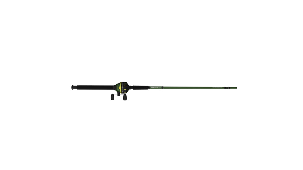 Zebco 606 Big Cat Spincast Reel and Rod Combo, 7ft 2-PC Telescopic Rod, Medium-Heavy, Moderate-Fast, SZ 60 Reel, 11-PC Eagle Claw Tackle Kit, RH Retrieve, Green, 606BCEC702MH.FB4