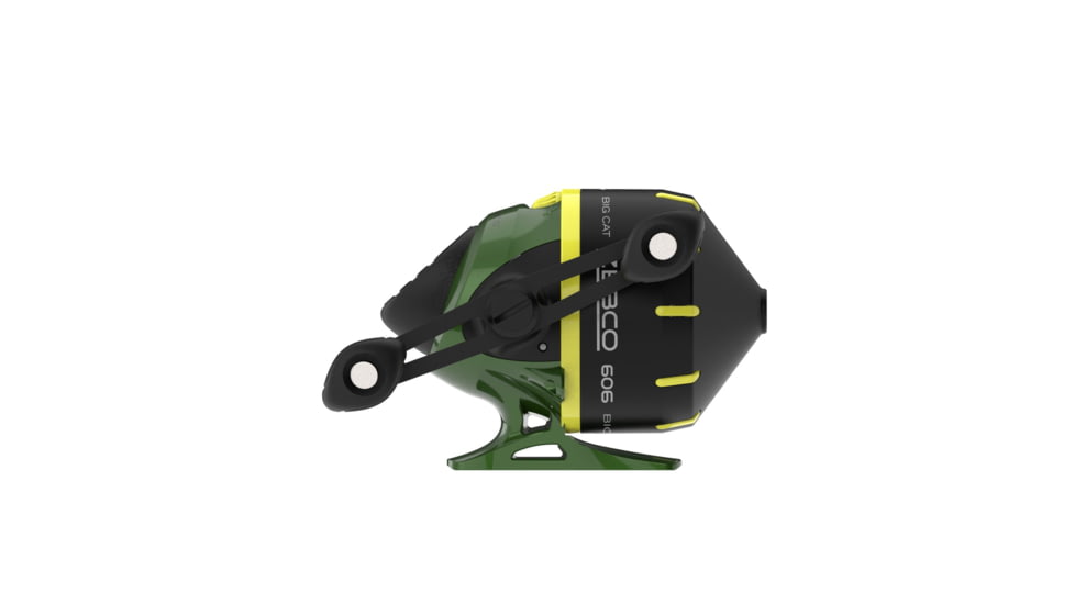 Zebco 606 Big Cat Spincast Reel and Rod Combo, 7ft 2-PC Telescopic Rod, Medium-Heavy, Moderate-Fast, SZ 60 Reel, 11-PC Eagle Claw Tackle Kit, RH Retrieve, Green, 606BCEC702MH.FB4