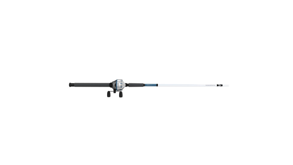 Zebco 606 Salt Fisher Spincast Reel and Rod Combo, 7ft 2-PC Telescopic Rod, Med-Heavy, Mod-Fast, SZ 60 Reel, 19-PC Eagle Claw Tackle Kit, RH Retrieve, Blue, 606SWEC702MH.FB4