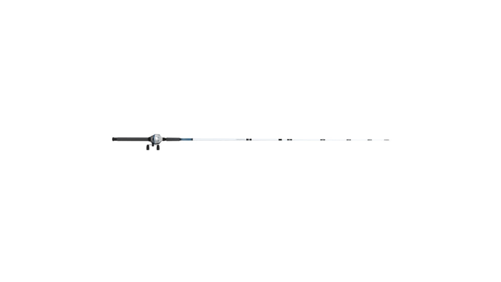 Zebco 606 Salt Fisher Spincast Reel and Rod Combo, 7ft 2-PC Telescopic Rod, Med-Heavy, Mod-Fast, SZ 60 Reel, 19-PC Eagle Claw Tackle Kit, RH Retrieve, Blue, 606SWEC702MH.FB4